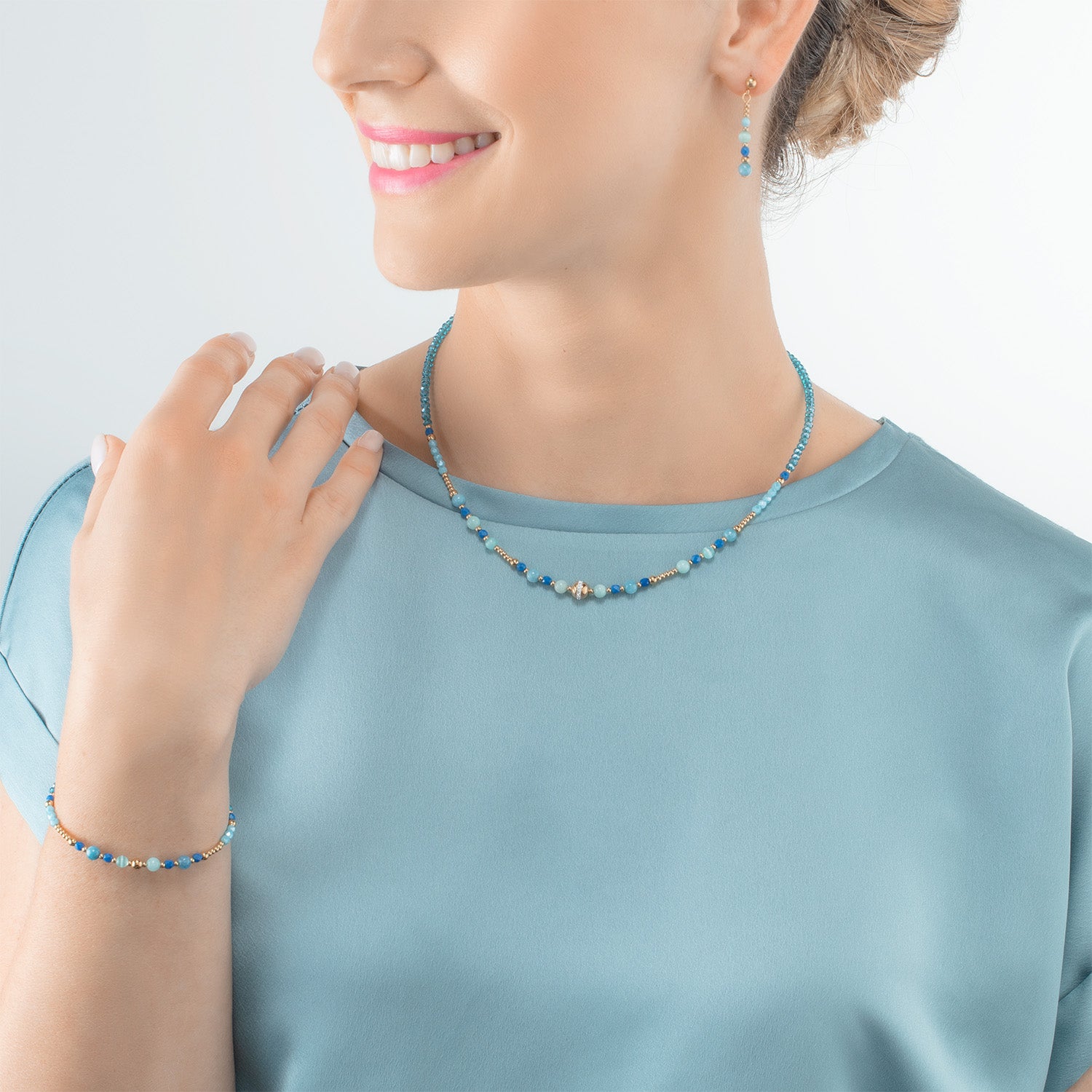 Bracciale Princess Spheres turchese