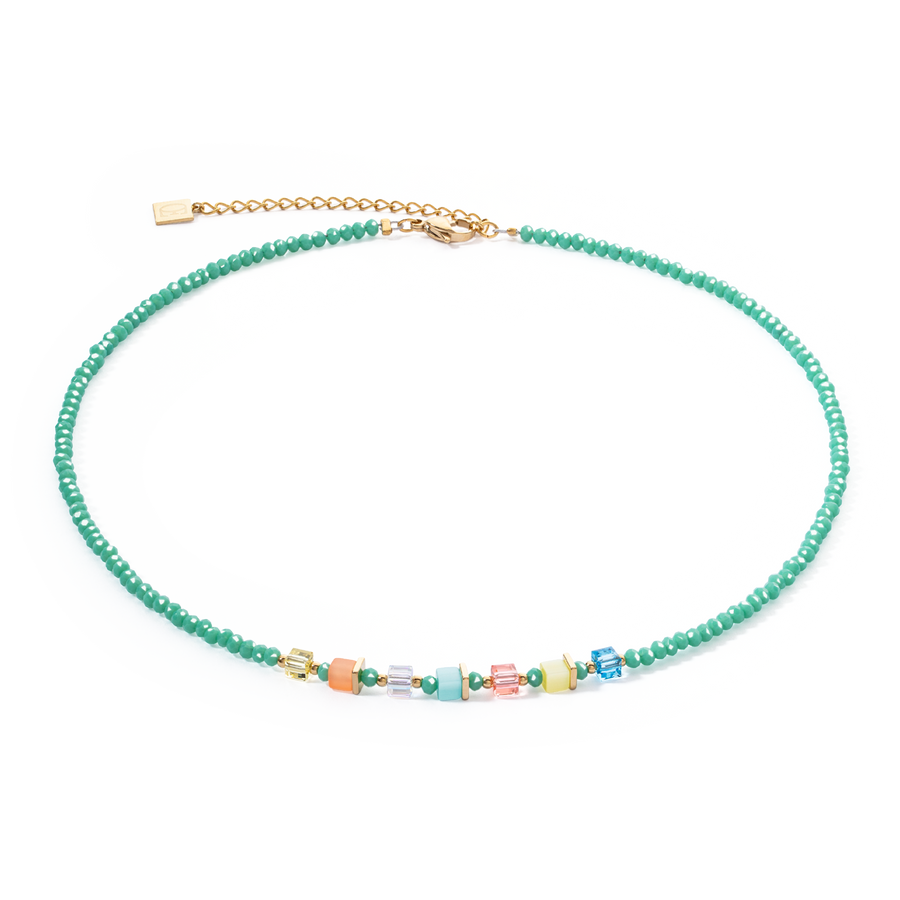 Collana Joyful Colours verde-multicolore