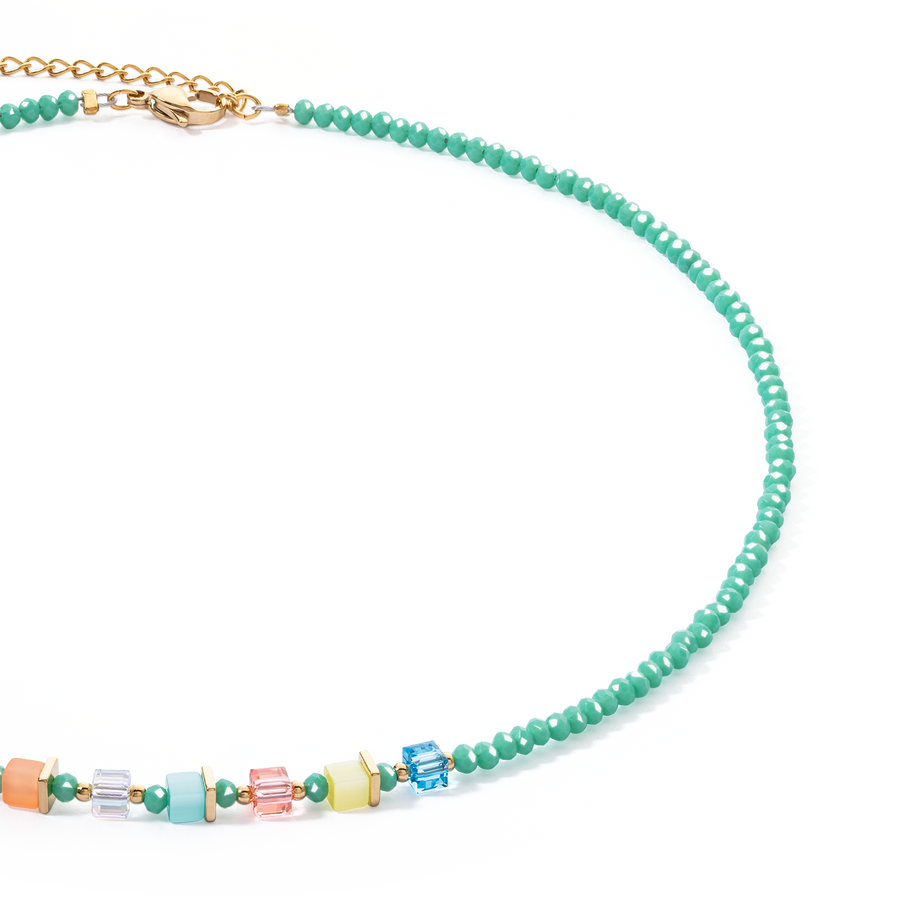 Collana Joyful Colours verde-multicolore