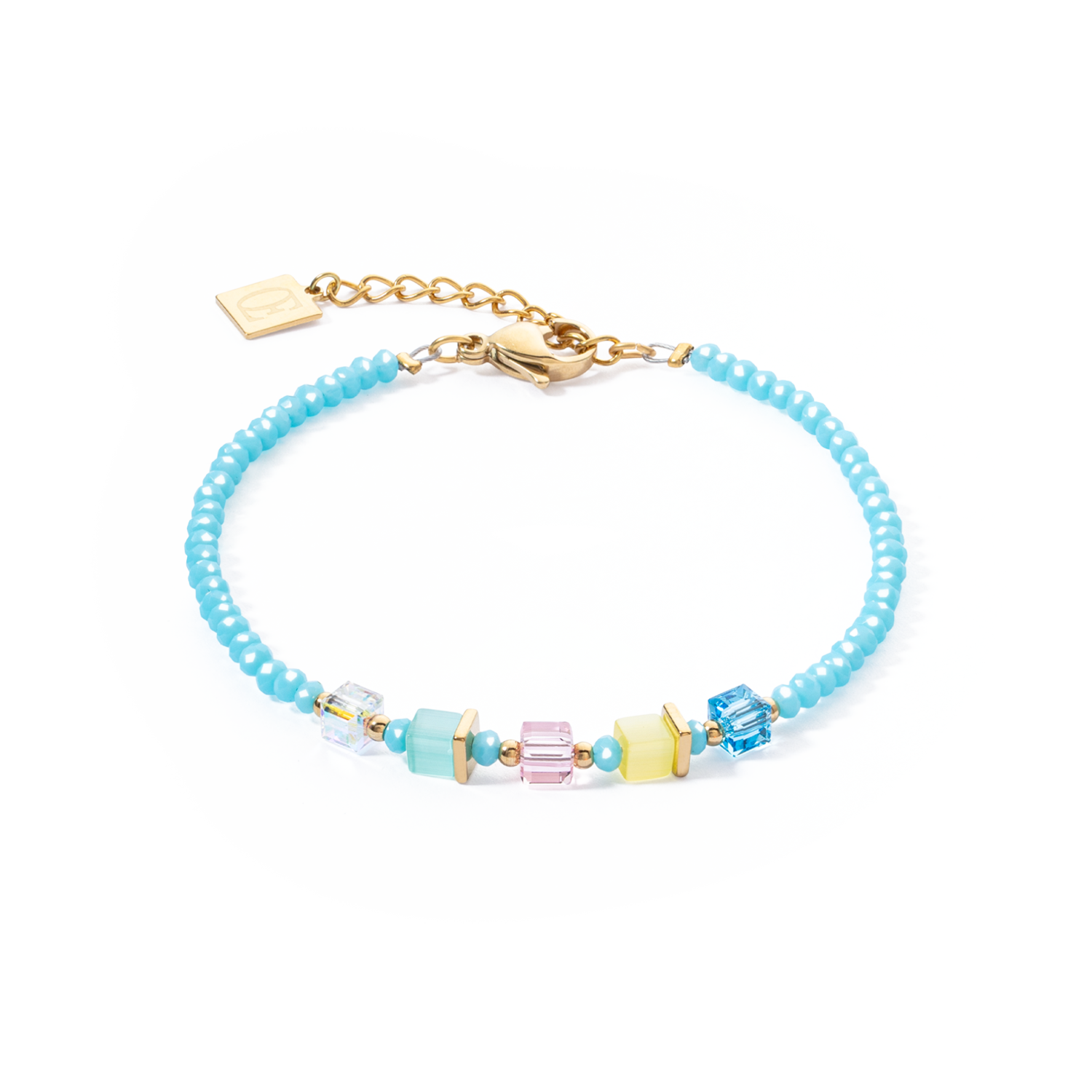 Bracciale Joyful Colours turchese-multicolore