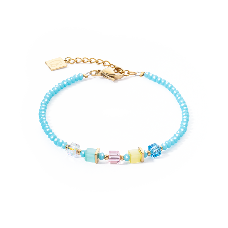 Bracciale Joyful Colours turchese-multicolore