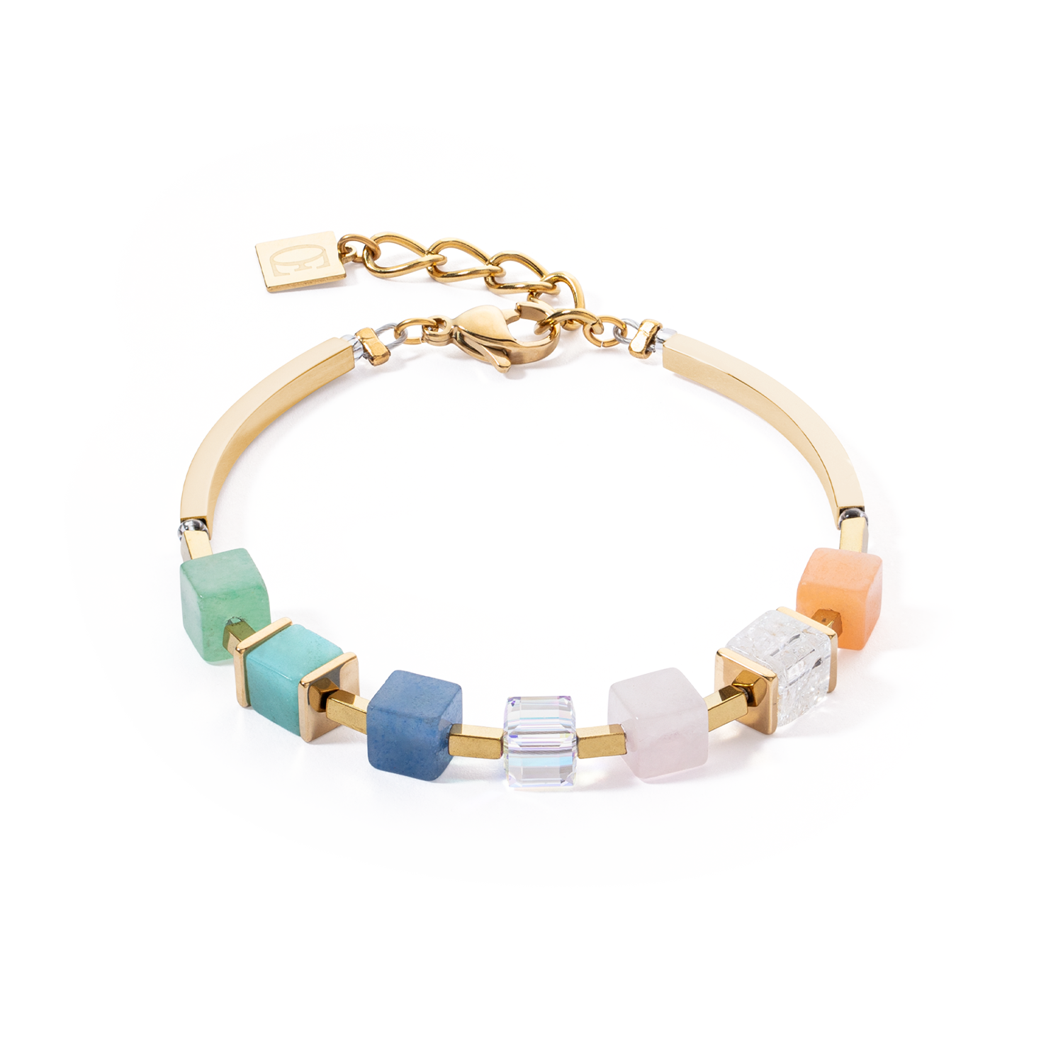 Bracciale Precious Statement Cubes multicolore-gentile