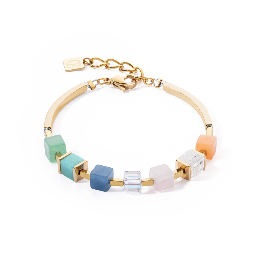 Bracciale Precious Statement Cubes multicolore-gentile