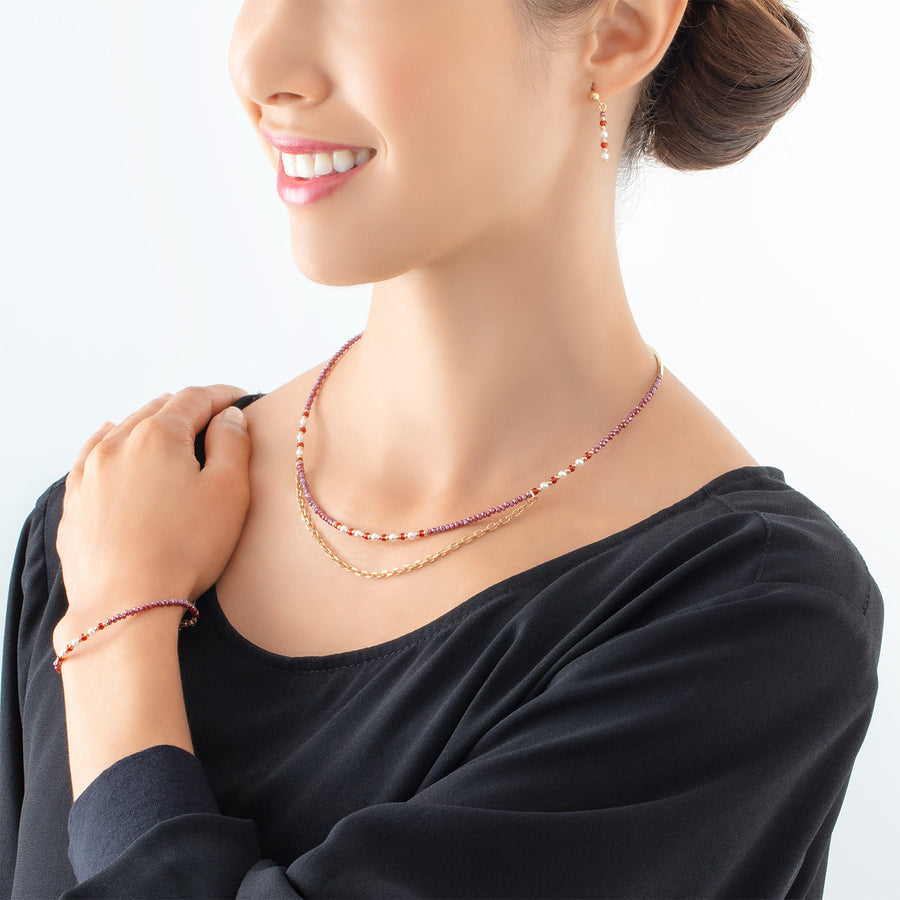 Bracciale Twinkle Princess oro-rosso