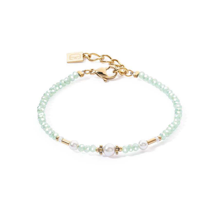 Bracciale Little Twinkle Pearl Mix verde chiaro