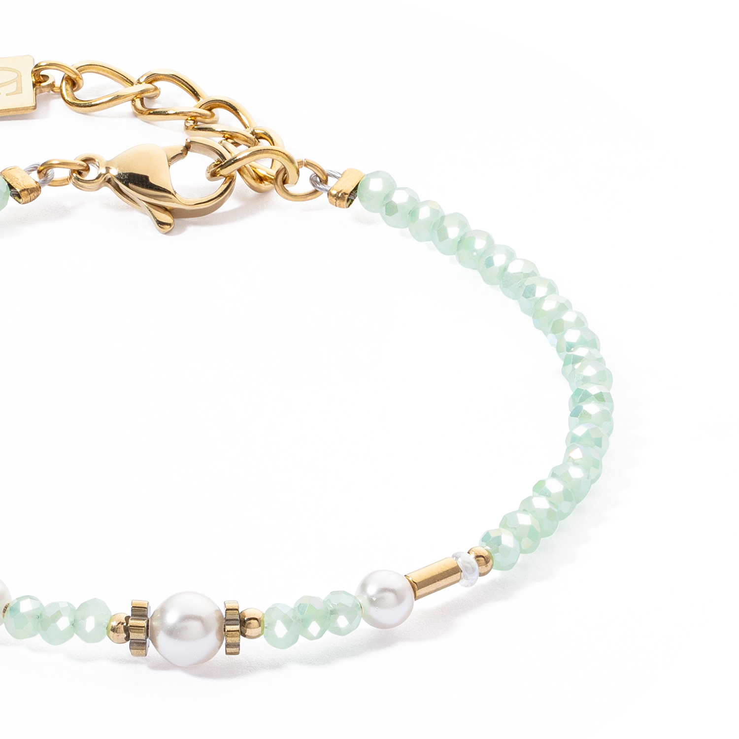 Bracciale Little Twinkle Pearl Mix verde chiaro