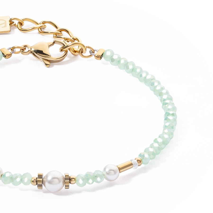 Bracciale Little Twinkle Pearl Mix verde chiaro