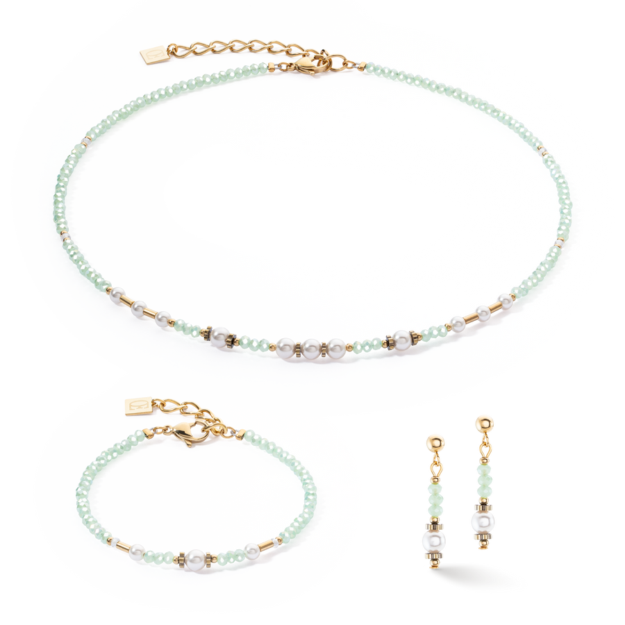 Bracciale Little Twinkle Pearl Mix verde chiaro