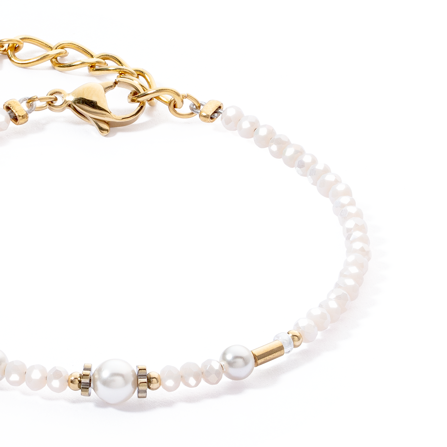 Bracciale Little Twinkle Pearl Mix bianco