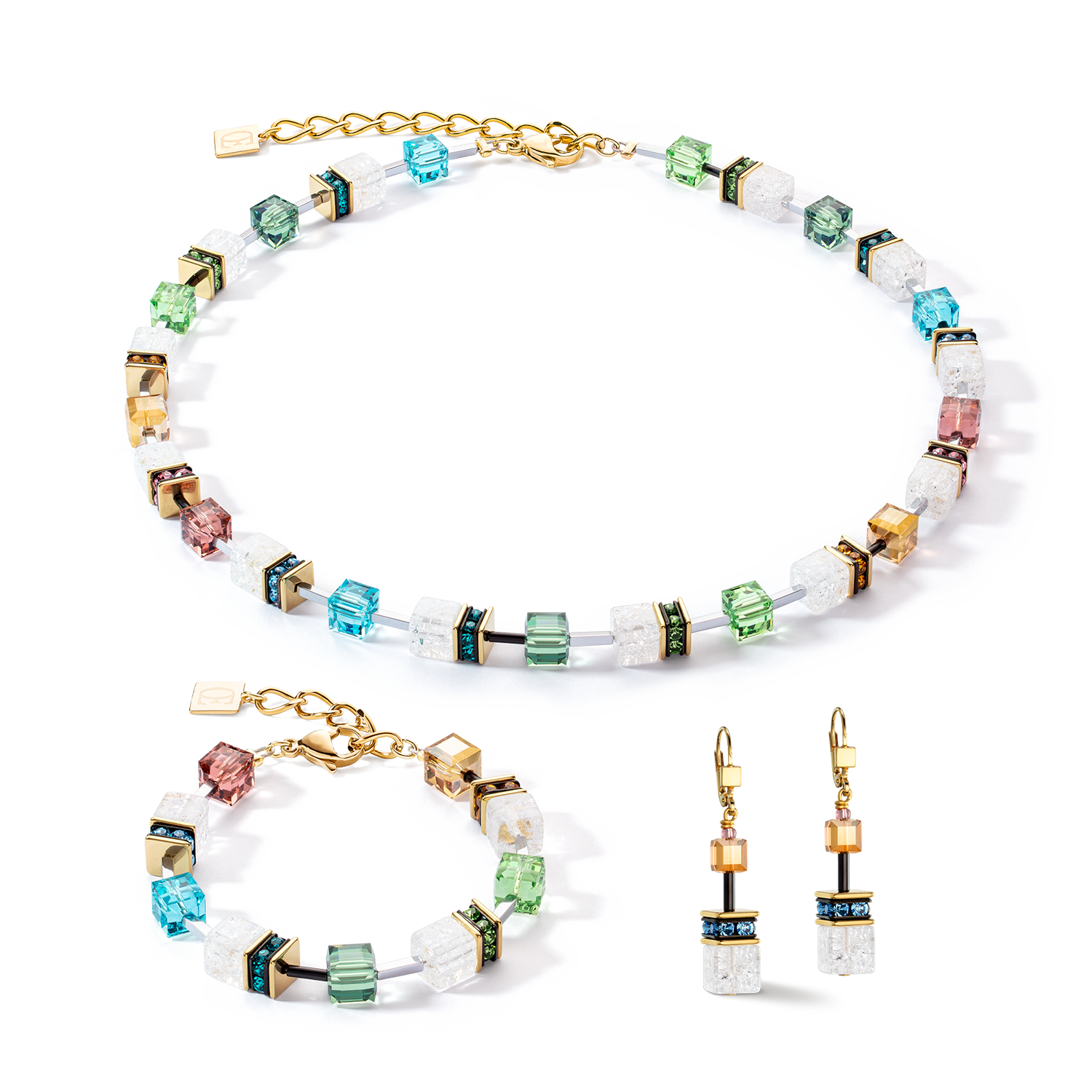 Bracciale GeoCUBE® Iconic Statement Precious multicolor