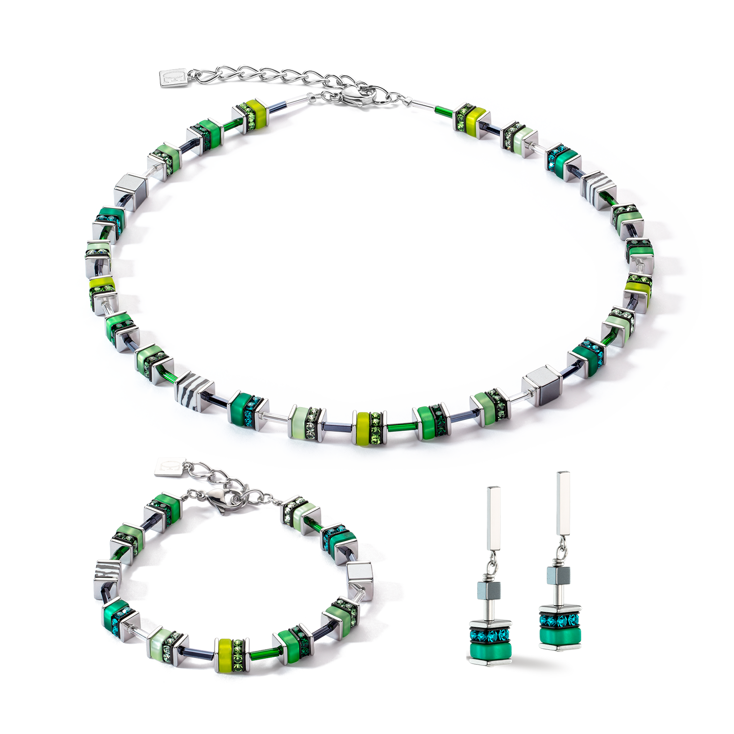 Collana Sparkling Classic Update verde