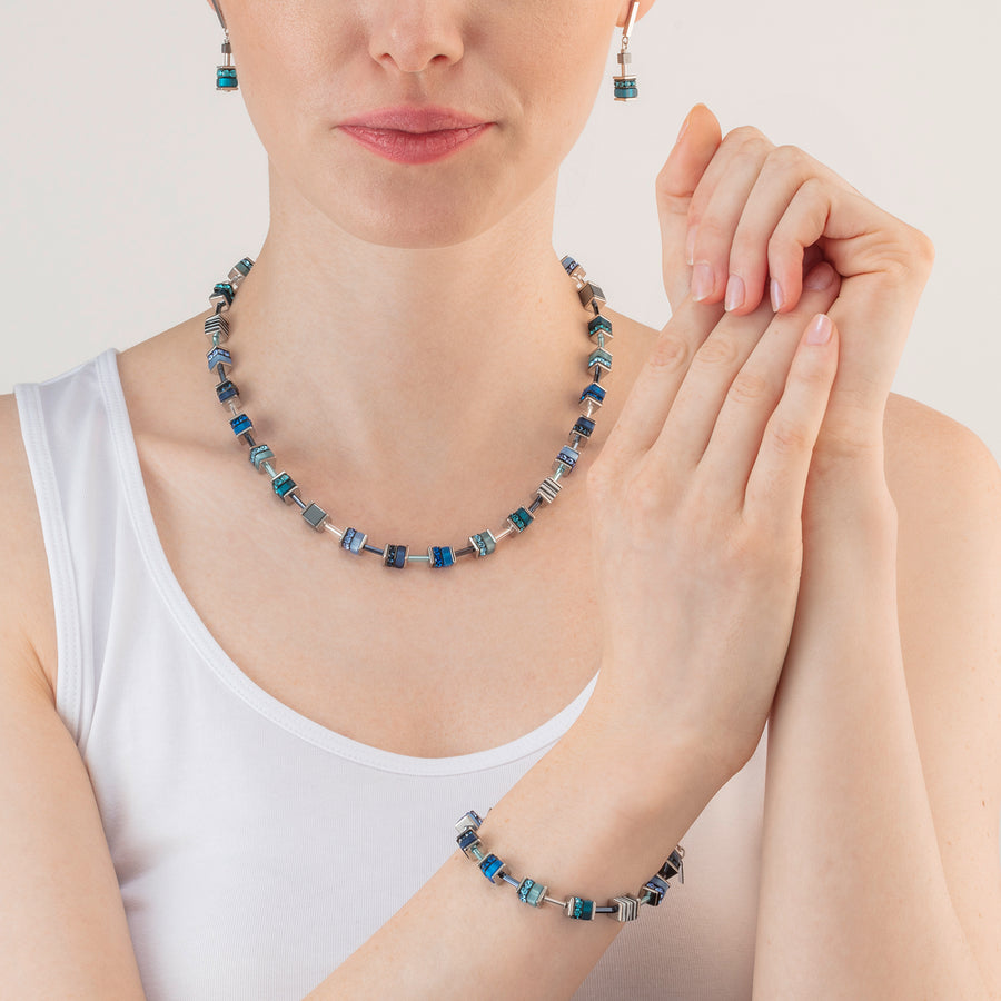 Collana Sparkling Classic Update blu