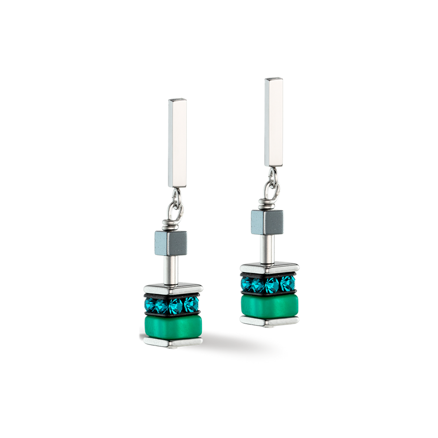 Orecchini Sparkling Classic Update verdi