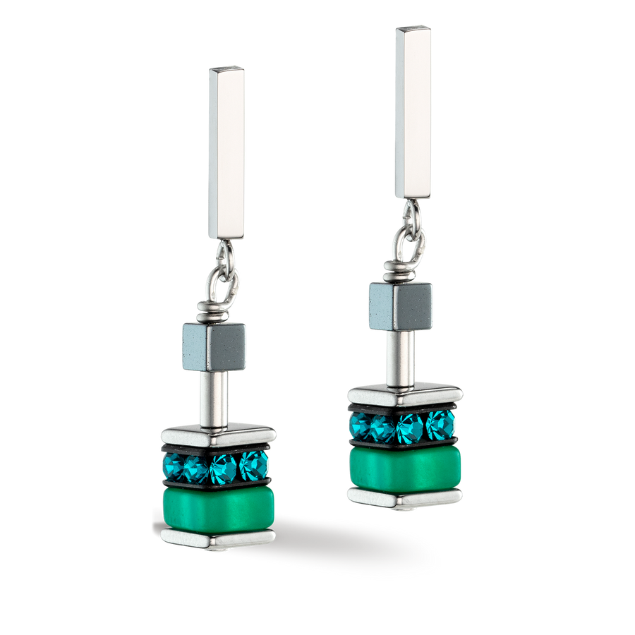 Orecchini Sparkling Classic Update verdi