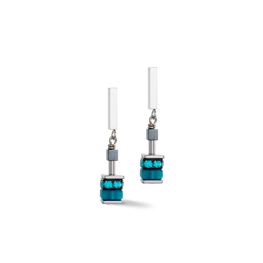 Orecchini Sparkling Classic Update blu