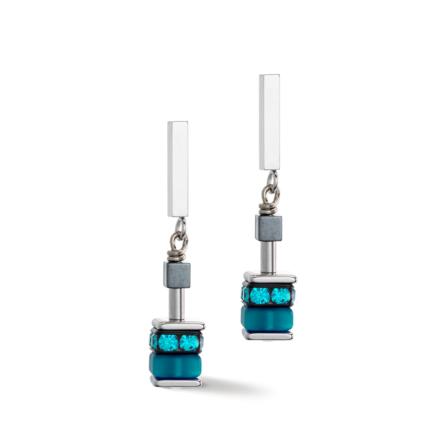 Orecchini Sparkling Classic Update blu