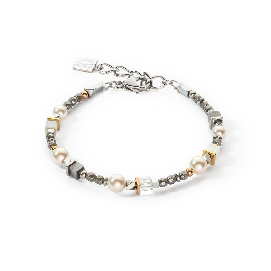 Bracciale Classic Layer argento-grigio