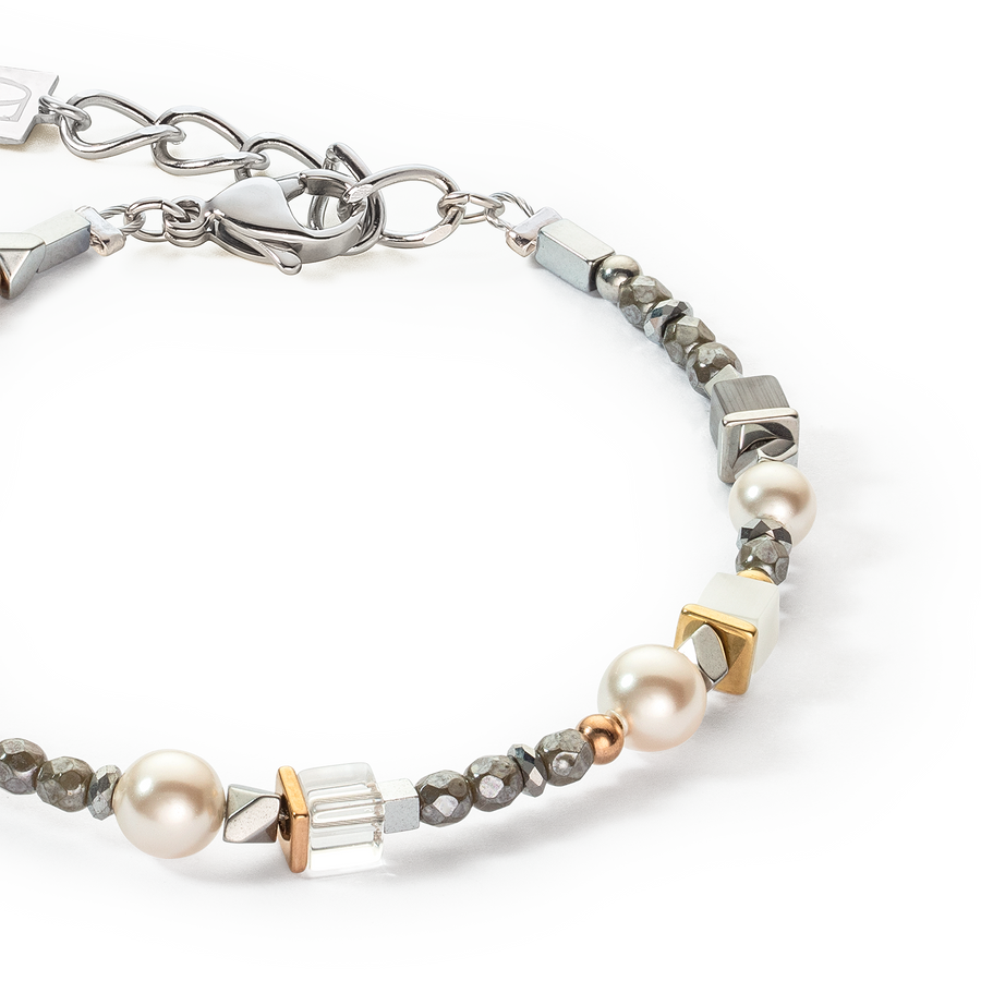 Bracciale Classic Layer argento-grigio