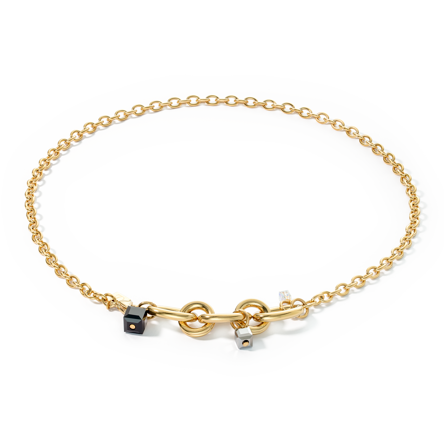 Collana Chunky Chain oro-nero