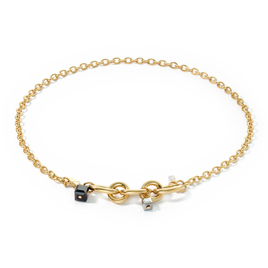 Collana Chunky Chain oro-nero