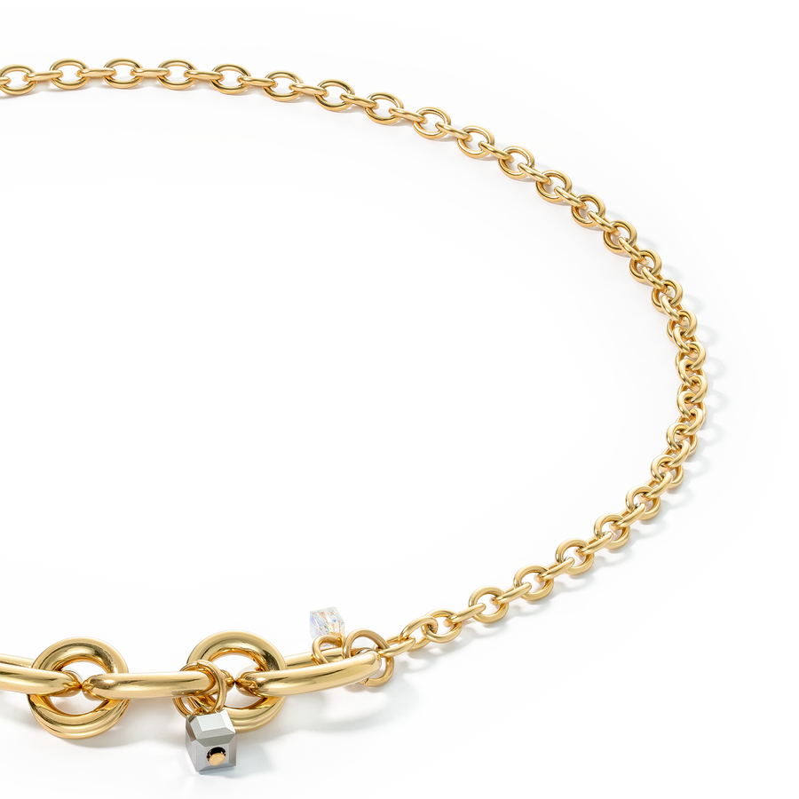 Collana Chunky Chain oro-nero