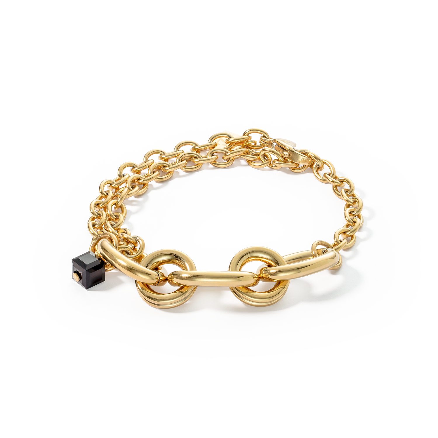 Bracciale Chunky Chain oro-nero