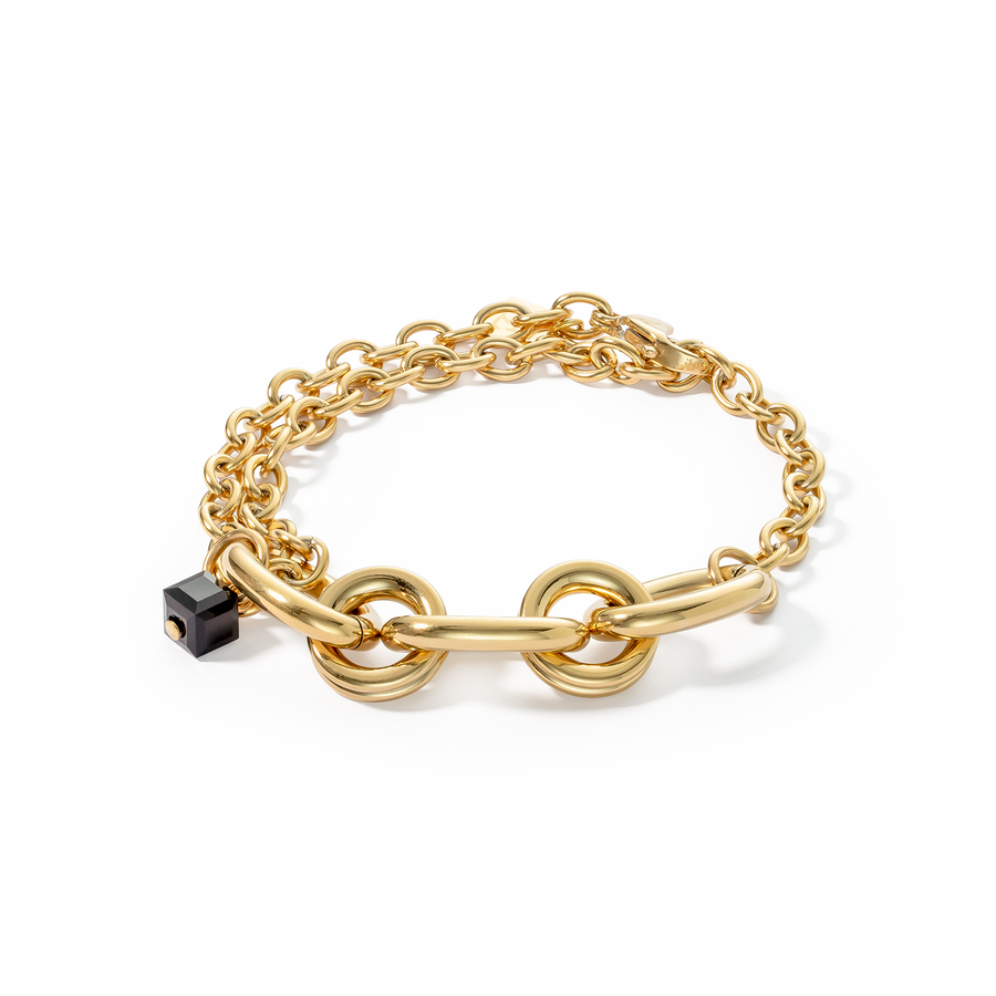 Bracciale Chunky Chain oro-nero