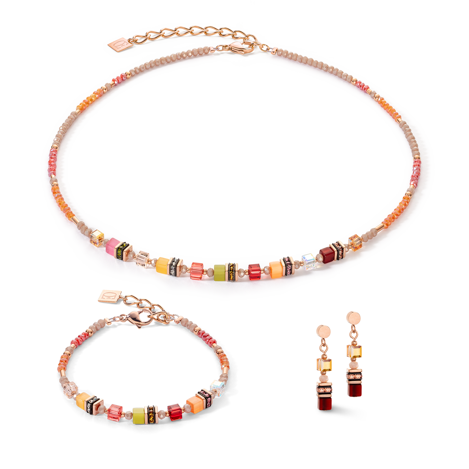 Collana Cube Story Sparkling Indian Summer