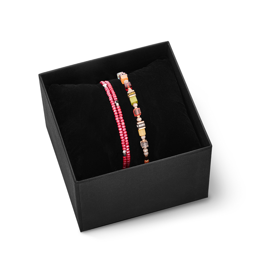 Set de gioielli Bracciali Cube Story Sparkling e Princess Pearls Indian Summer