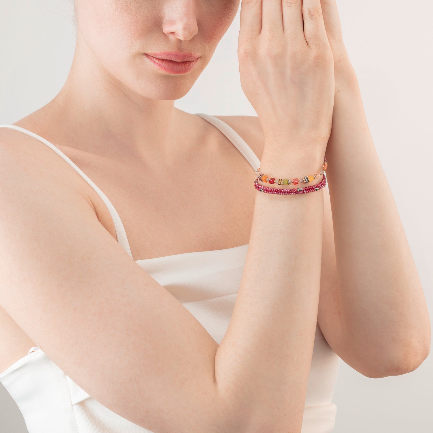 Set de gioielli Bracciali Cube Story Sparkling e Princess Pearls Indian Summer