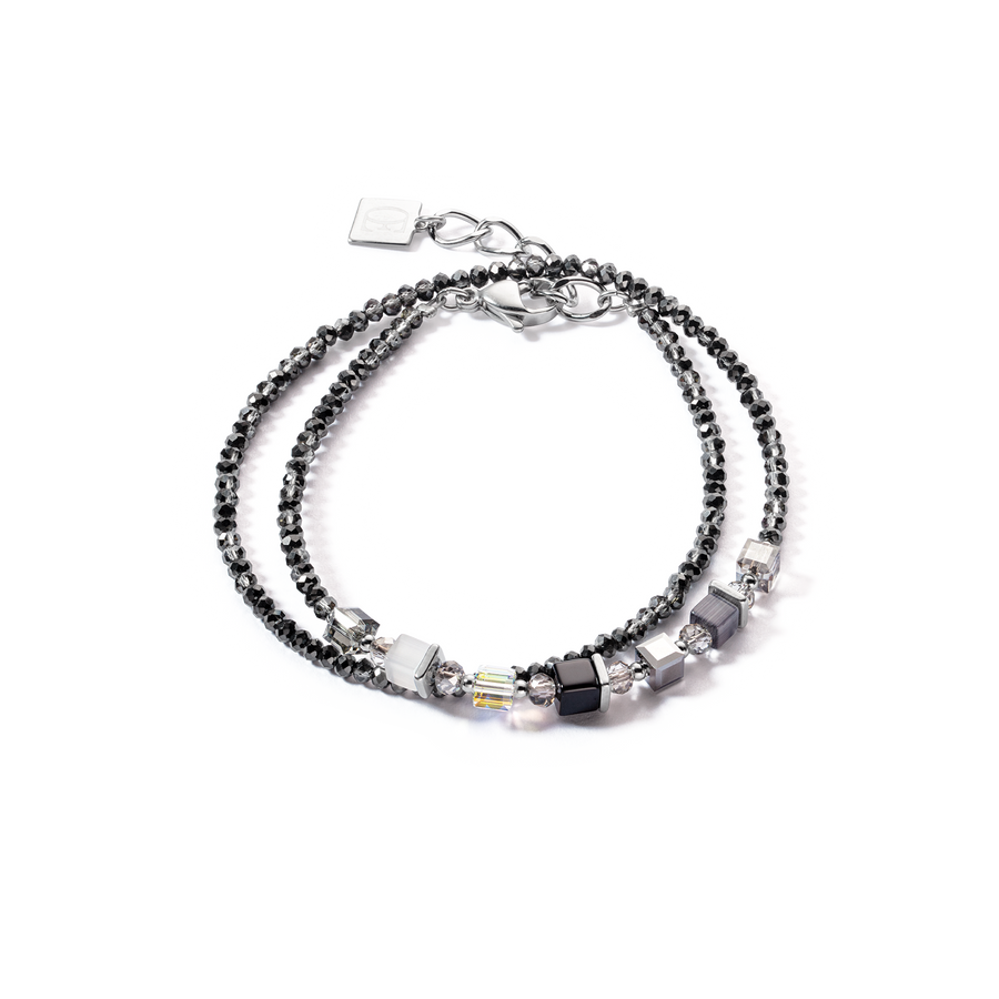 Joyful Colours Wrap bracciale argento grigio