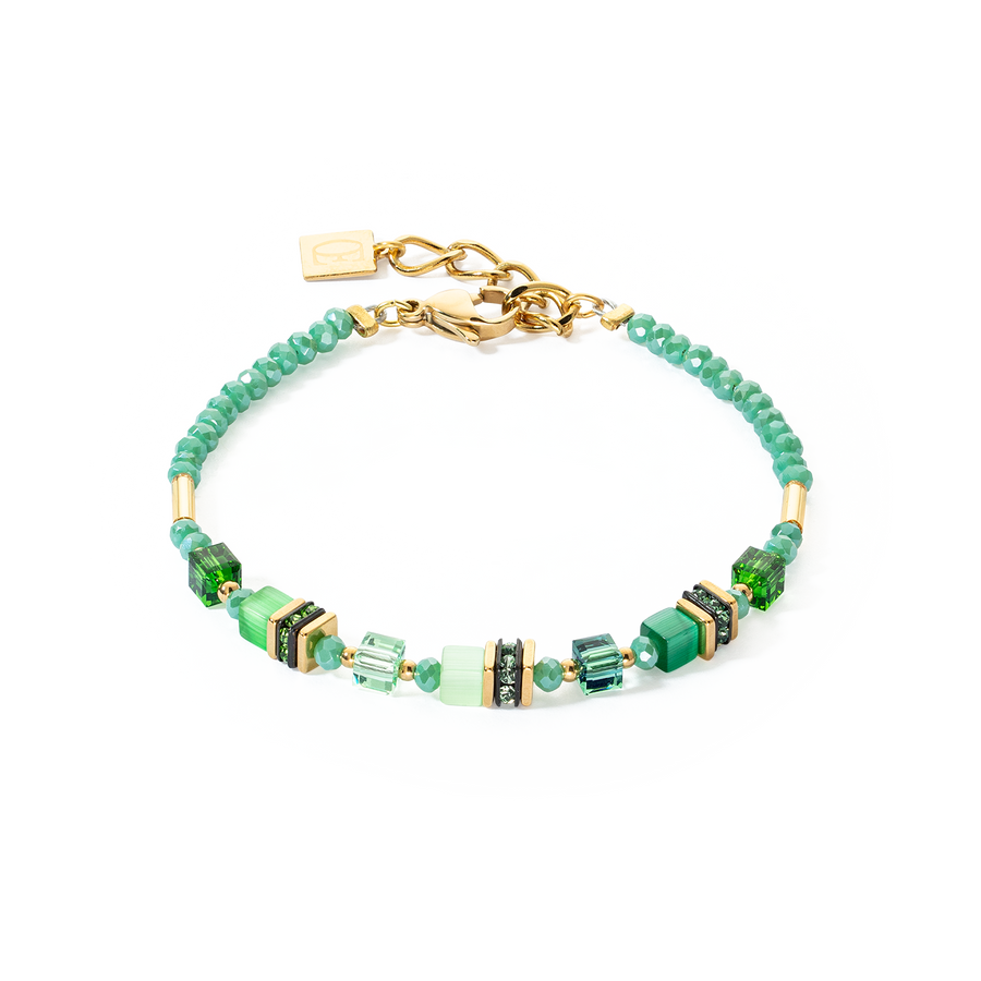 Bracciale Mini Cubes verde