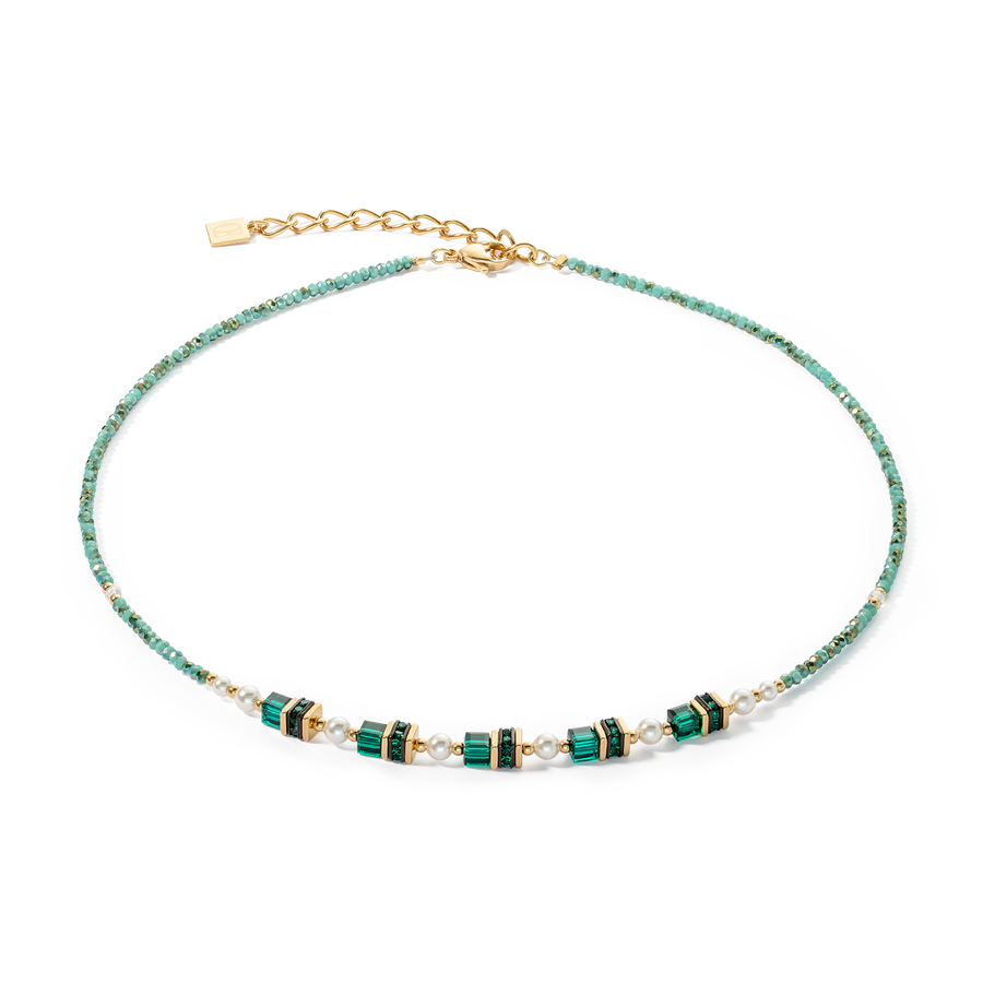 Collana Sparkling Princess oro-verde