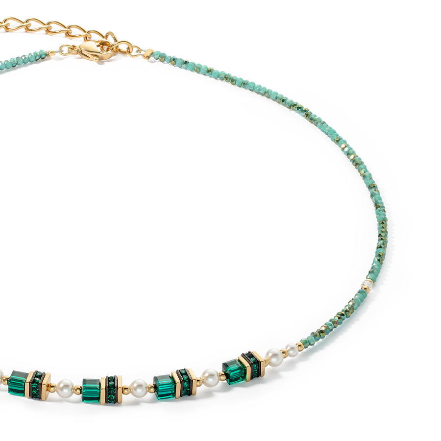 Collana Sparkling Princess oro-verde