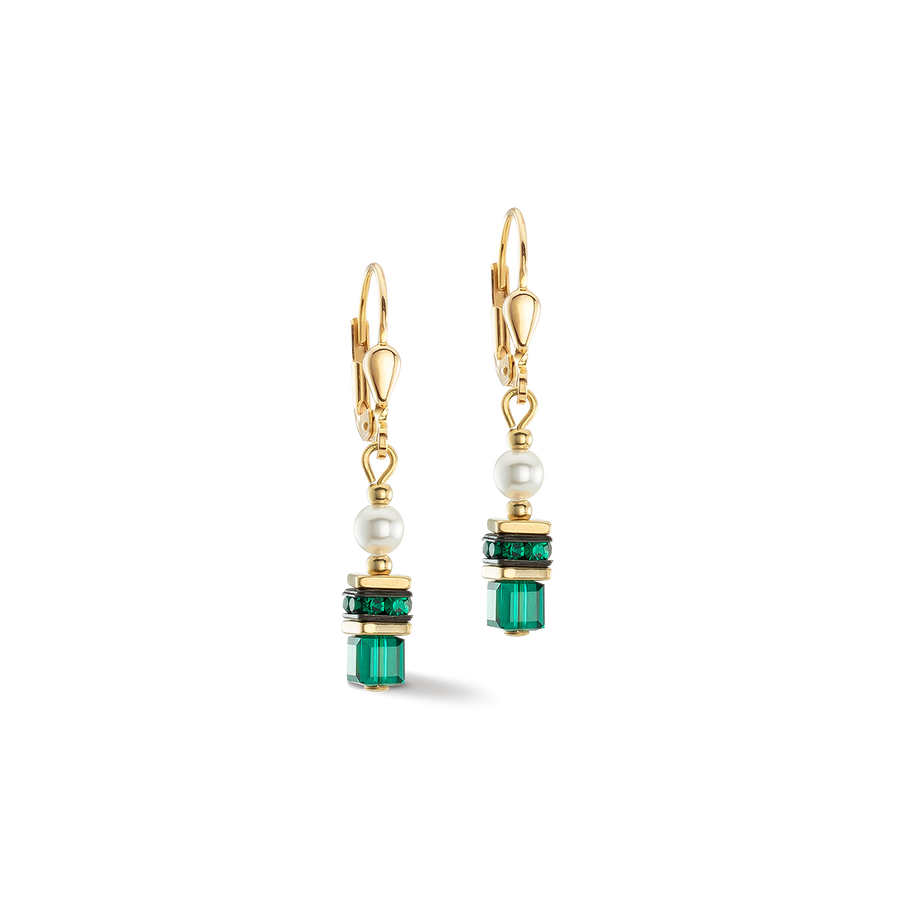 Orecchini Sparkling Princess oro-verde