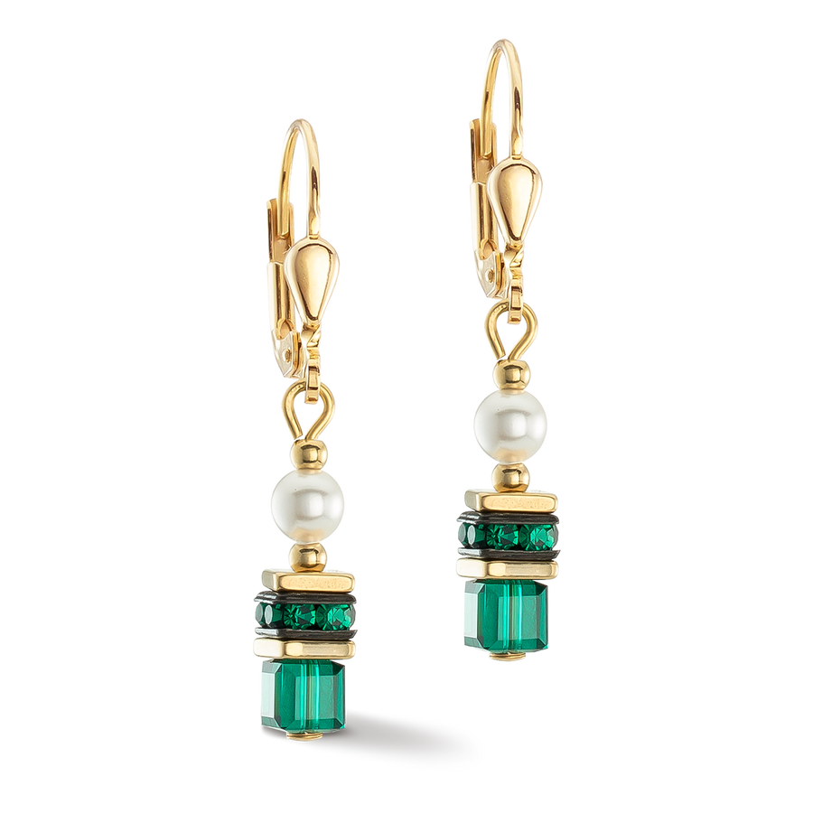 Orecchini Sparkling Princess oro-verde