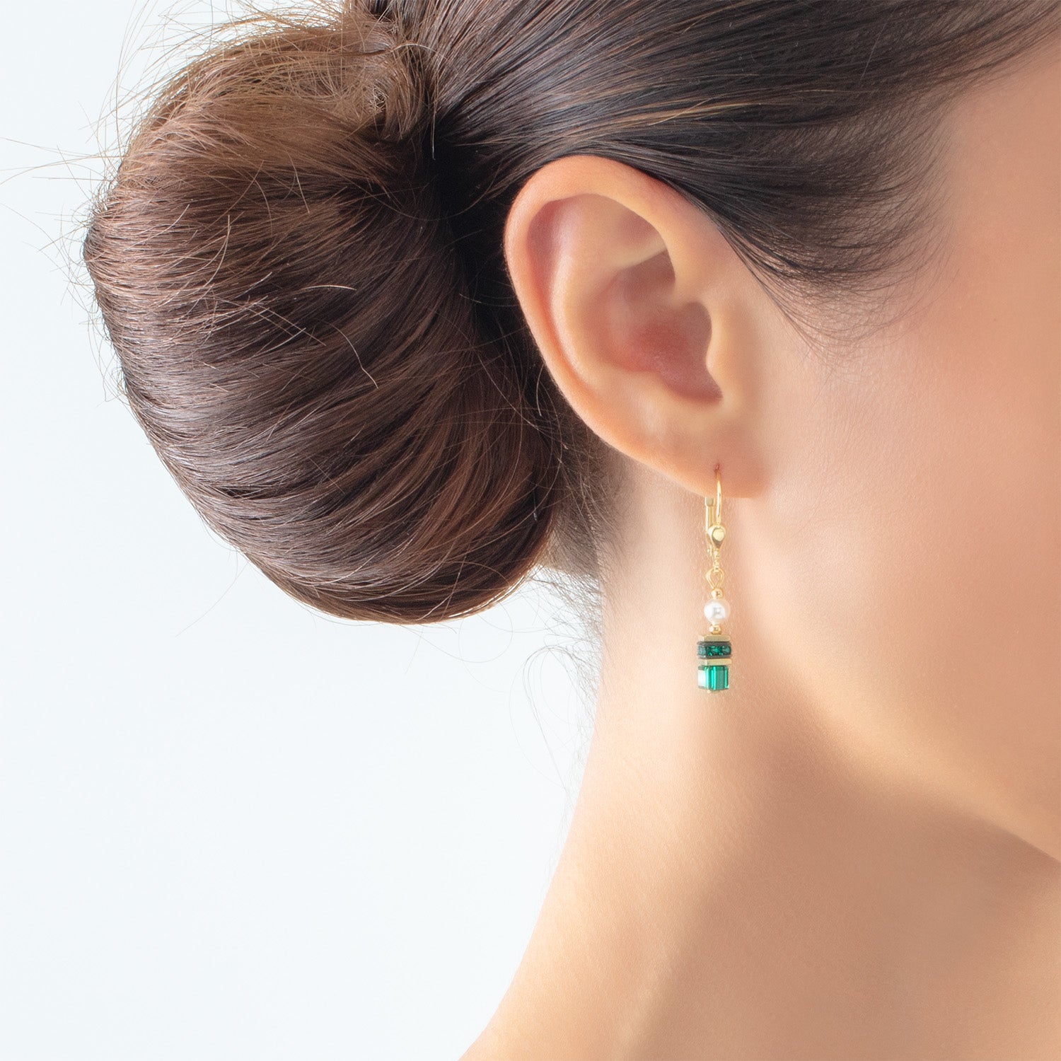 Orecchini Sparkling Princess oro-verde