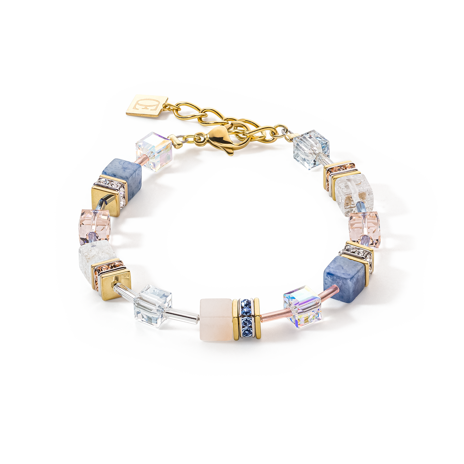 Bracciale GeoCUBE® Iconic Precious blu chiaro