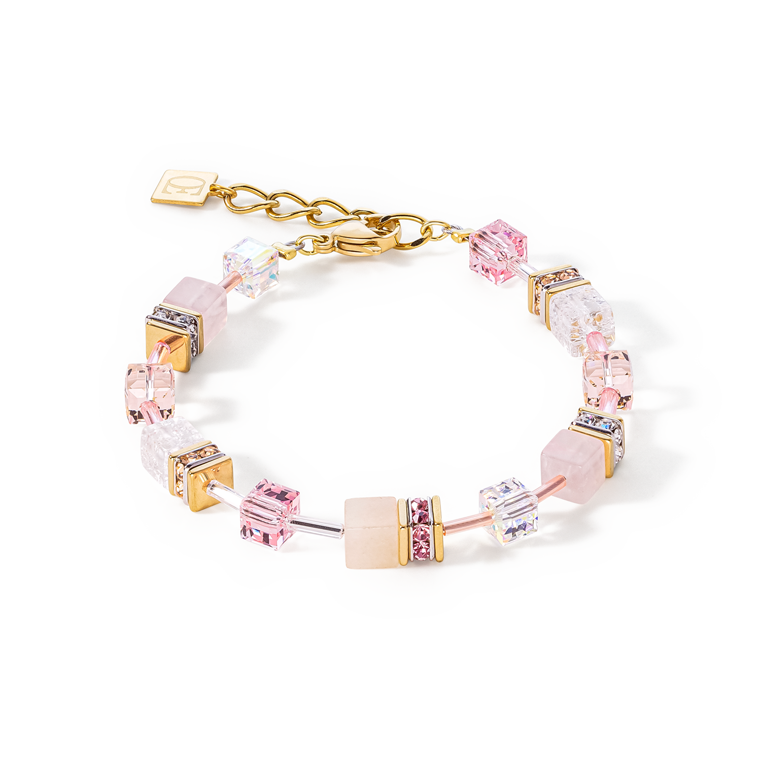 Bracciale GeoCUBE® Iconic Precious rosa chiaro