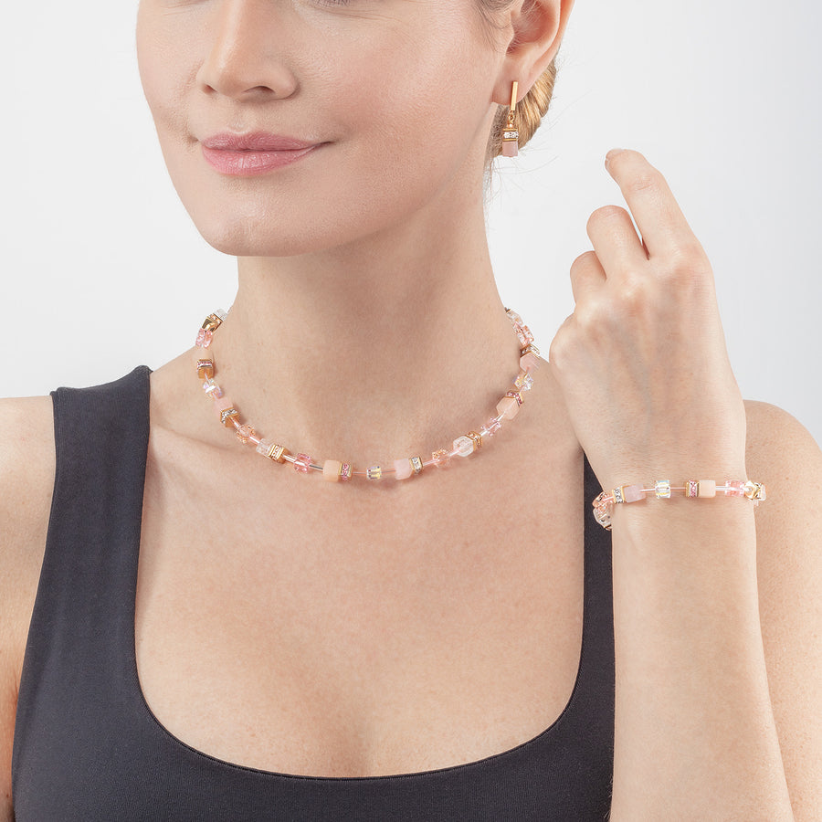 Bracciale GeoCUBE® Iconic Precious rosa chiaro