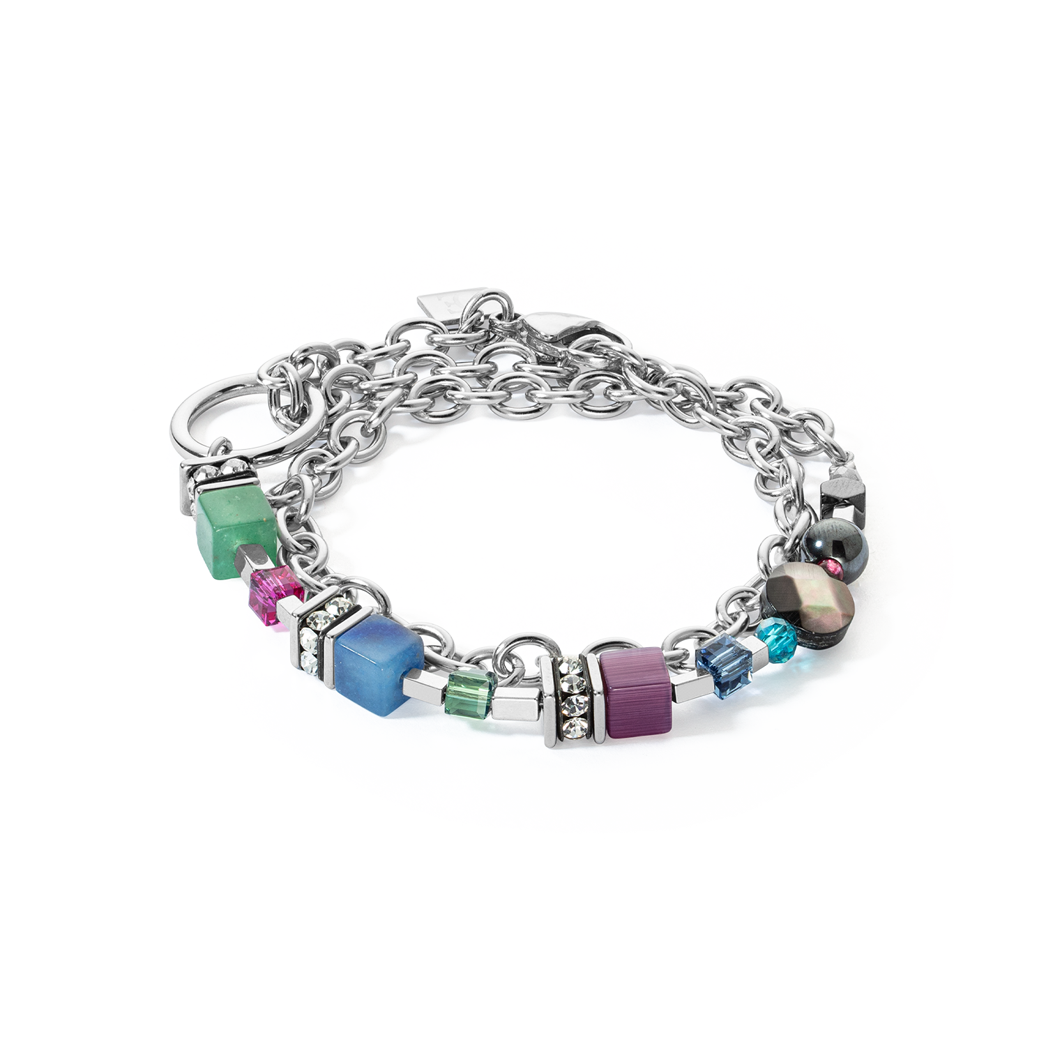 Bracciale GeoCUBE® Fusion Multicolore Gemstone