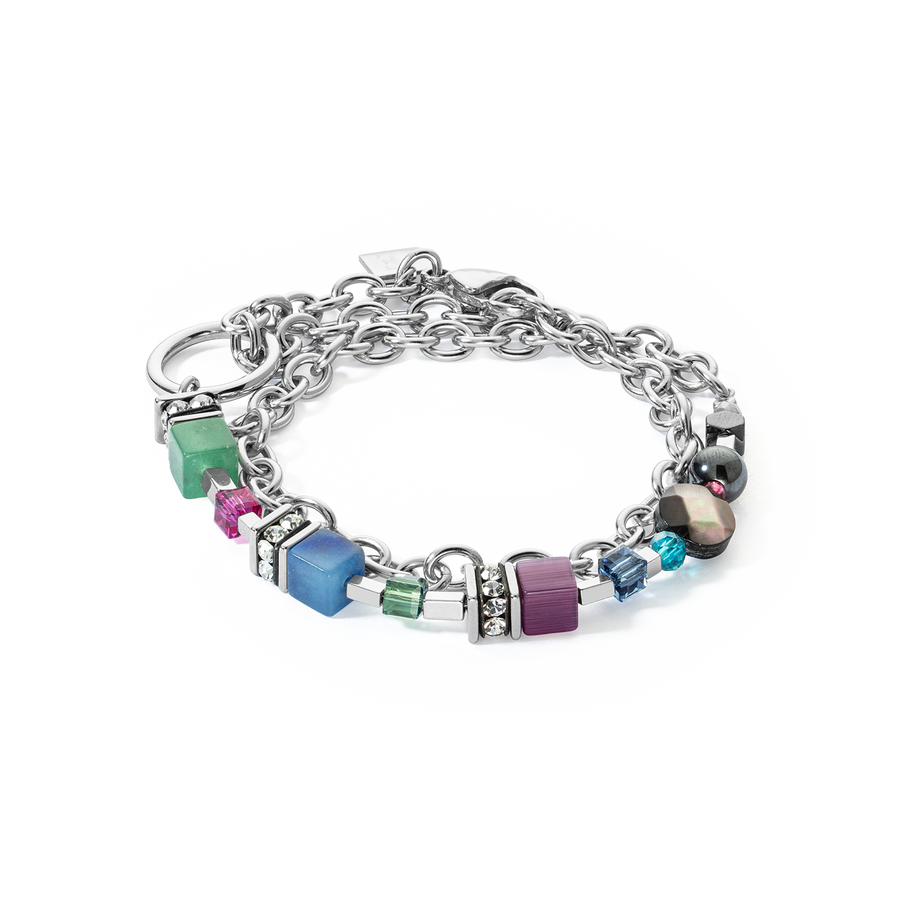 Bracciale GeoCUBE® Fusion Multicolore Gemstone