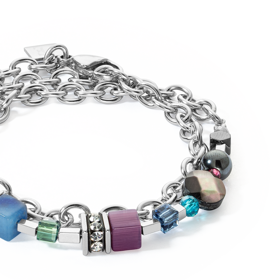 Bracciale GeoCUBE® Fusion Multicolore Gemstone