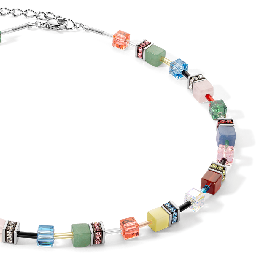 Collana GeoCUBE® Iconic Precious Multicolour Delight