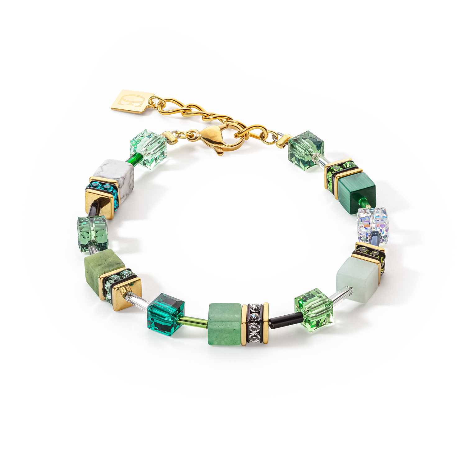 Bracciale GeoCUBE® Iconic Precious verde