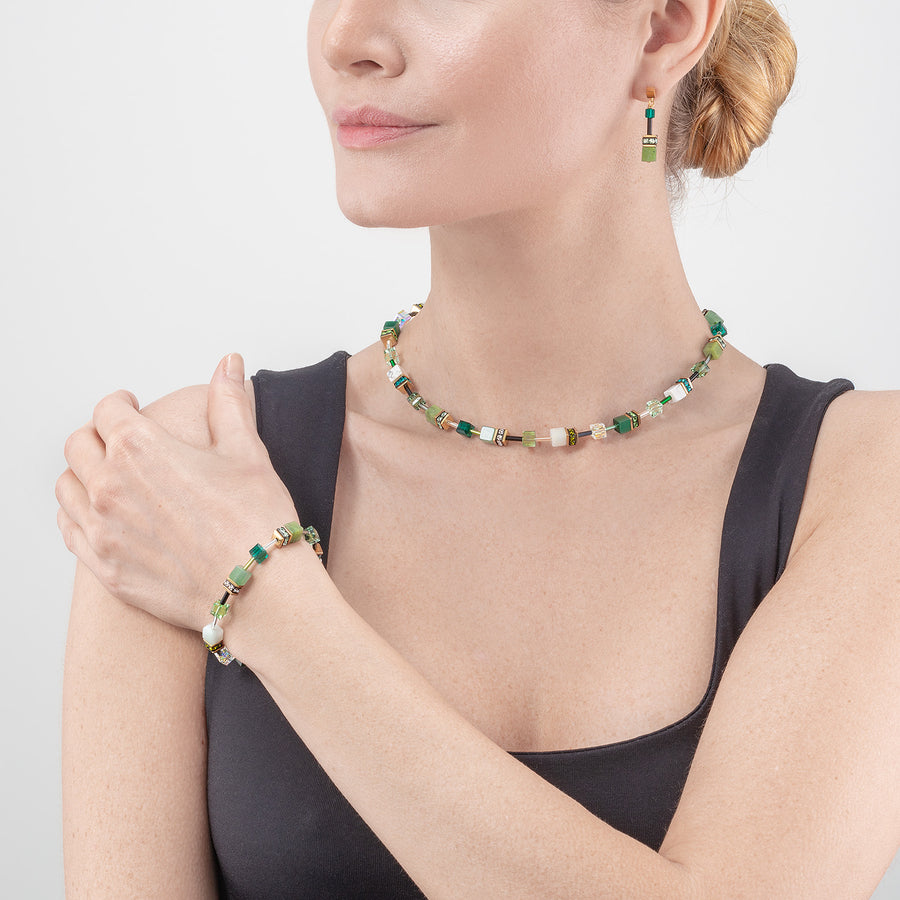 Bracciale GeoCUBE® Iconic Precious verde