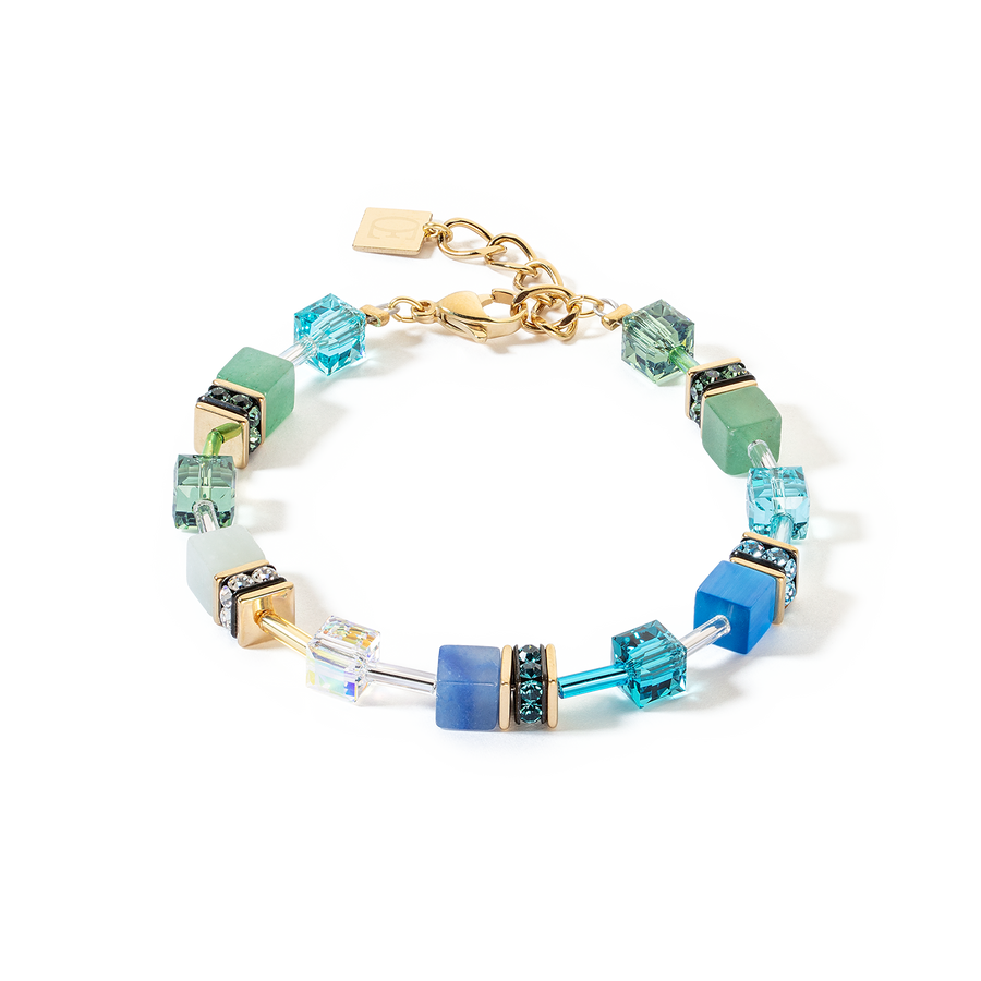 Bracciale GeoCUBE® Iconic Precious verde-turchese