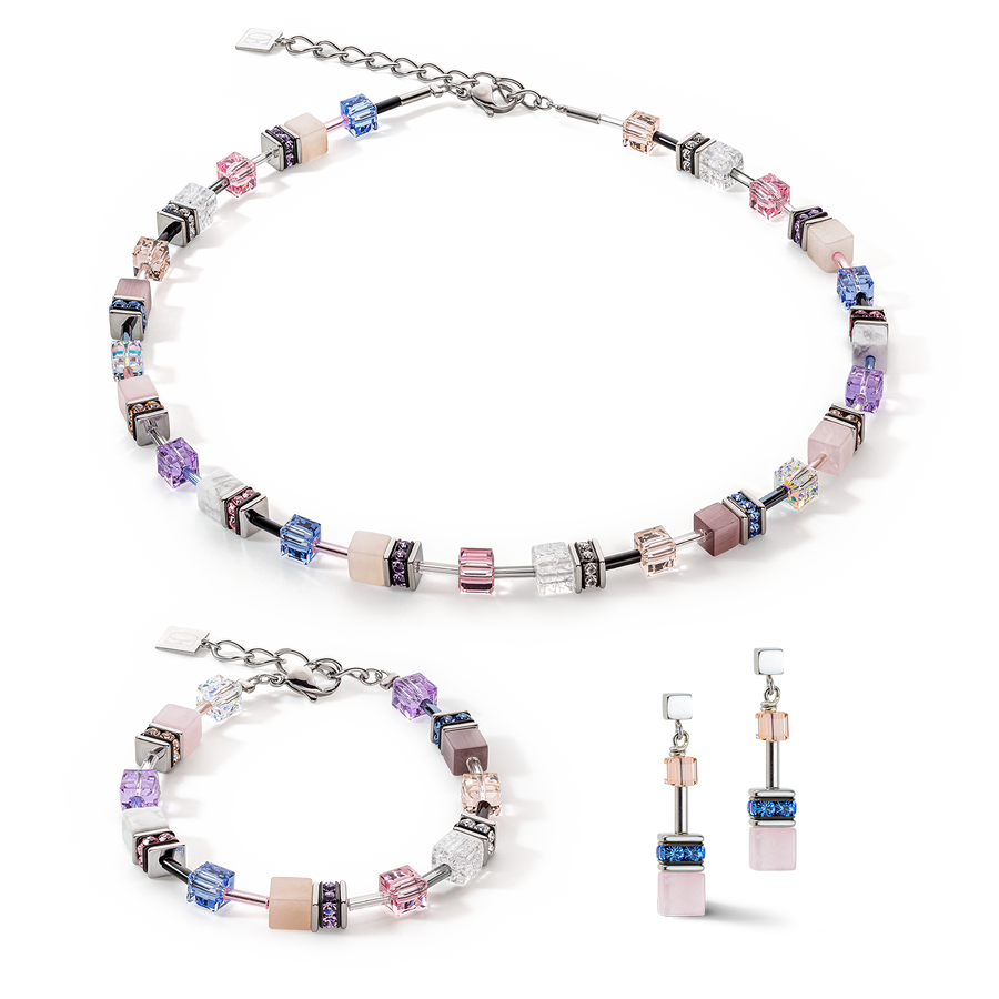 Bracciale GeoCUBE® Iconic Precious lilla-blu