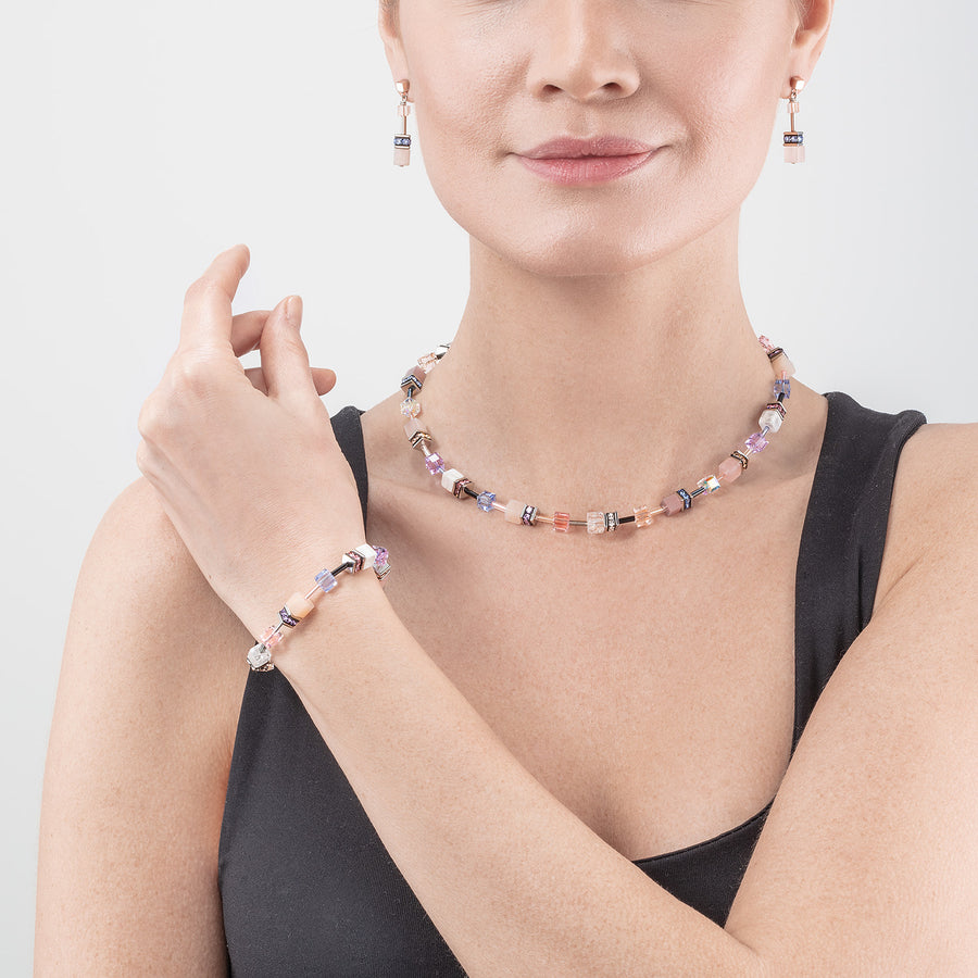 Bracciale GeoCUBE® Iconic Precious lilla-blu