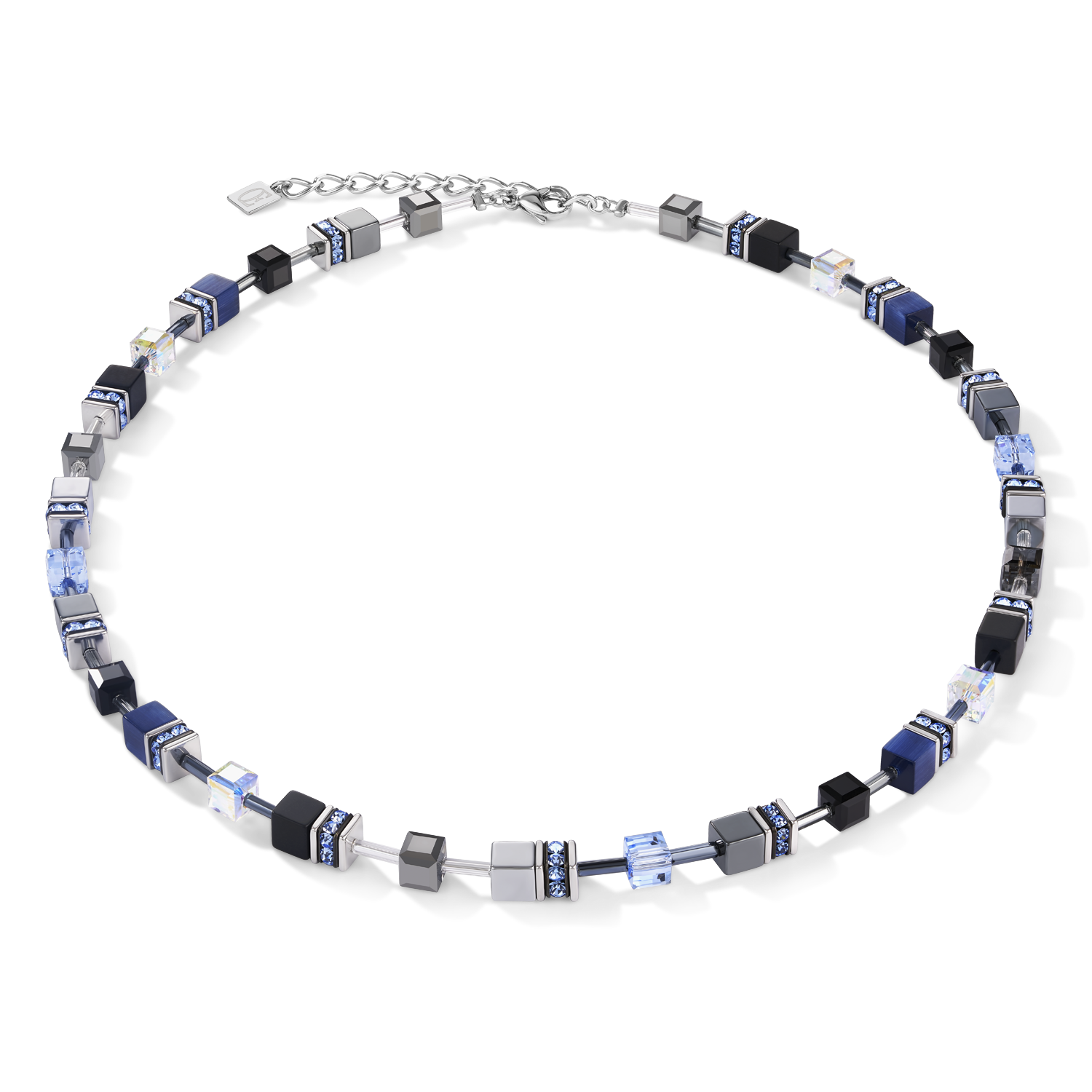 Collana GeoCUBE® medium blu